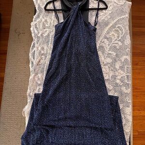 Elegant Black Glitter Dress